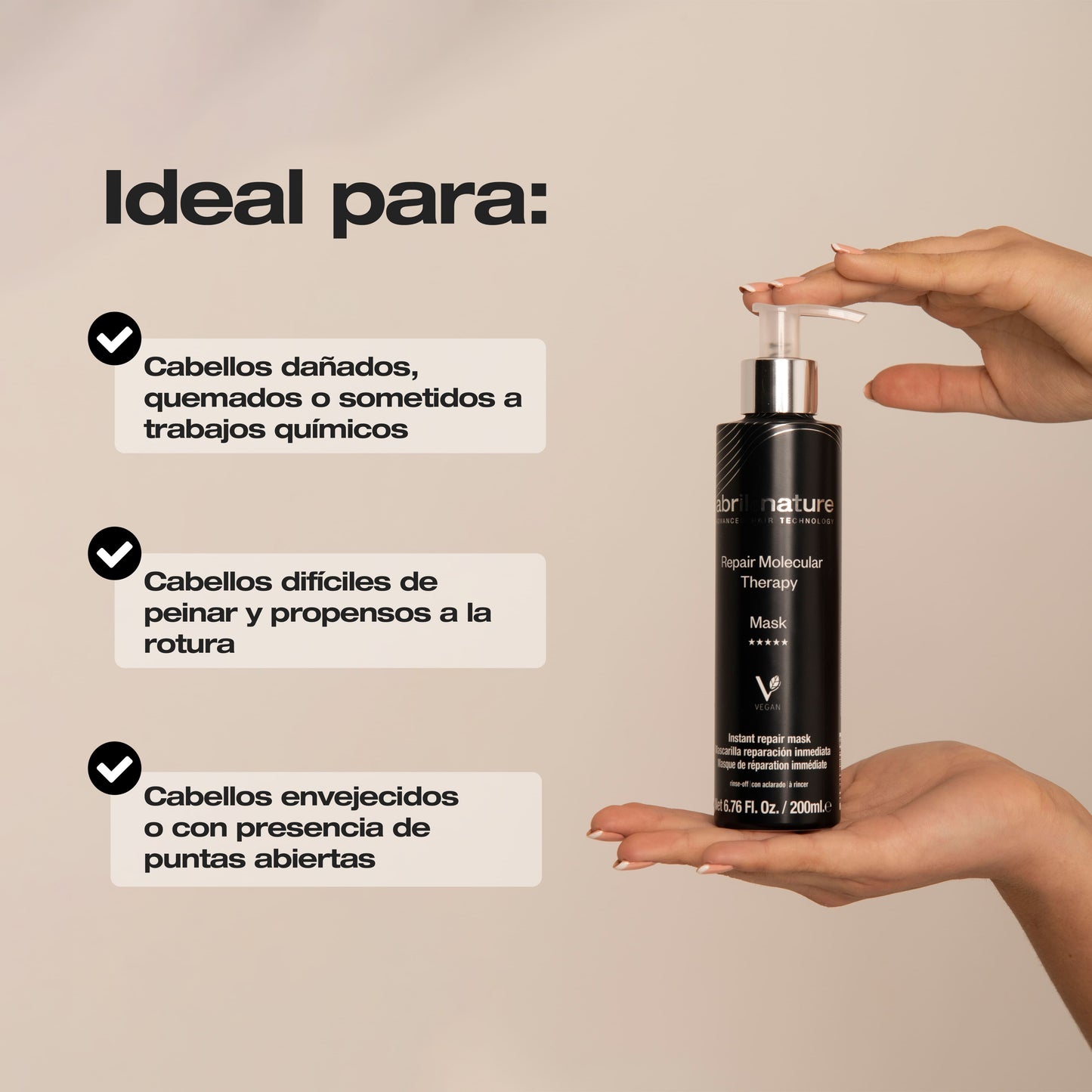 Champú reparador Molecular Therapy