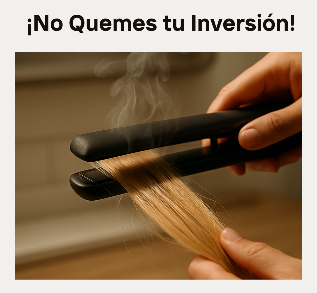¡No Quemes tu Inversión! La Única Regla para Usar Planchas y Secadores sin Destrozar tu Cabello