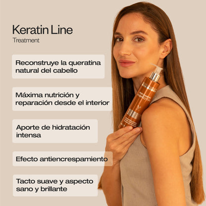 Champú Keratin Restaurador y Regenerador con Queratina ultra rápida