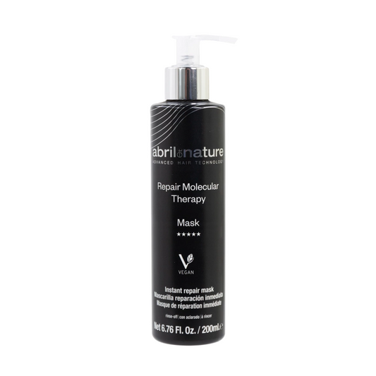 Mascarilla reparadora Molecular Therapy nutre y recupera la fibra capilar.