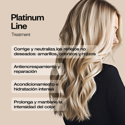 Mascarilla violeta Platinum para cabellos rubios y canas