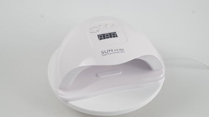 Lampara de Uñas 36 LED UV Secado Rápido con Sensor Inteligente 48W
